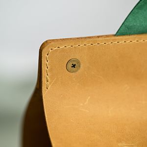 Supplier Genuine Leather Tissue Box Cover Luxury <b>Desk</b> Napkin Holder Case Commercial <b>Office</b> Paper Storage Button Closure - Product Image 3