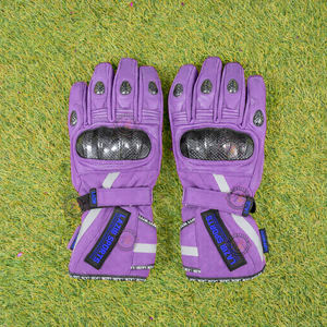 Guantes de Motocicleta Impermeables con Puño Largo Reflectante, Palma de Cuero Textil, Protección para Nudillos, Guantes de Invierno para Moto, Personalización de Marca - Product Image 1