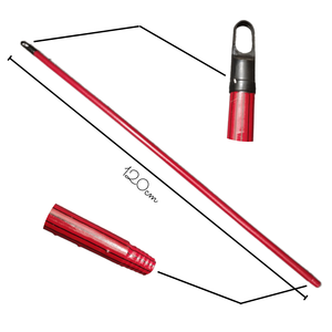 Fábrica de Vietnam precio al por mayor Reid Plaid MOP palo rayas PVC recubierto mango de escoba de madera para uso doméstico - Product Image 3