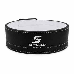 Ceinture de musculation réglable respirante, imperméable, antidérapante, avec boucle en acier, confortable, durable, en cuir de vachette, unisexe - Product Image 3