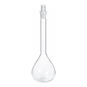 Fioles volumétriques PYREX Classe A 50 ml et 2000 ml en verre borosilicaté avec bouchon pour l'étalonnage en laboratoire - Product Image 3