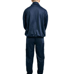 Conjunto Deportivo Unisex Casual con Bloques de Color, Transpirable, de Forro Polar, con Cremallera Completa y Capucha, 100% Poliéster, para Otoño, Corte Regular, con Detalles Laterales - Product Image 2