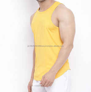 Débardeur de sport pour homme en coton 100% personnalisé, respirant, sans manches, à la vente, absorbant la transpiration - Product Image 4