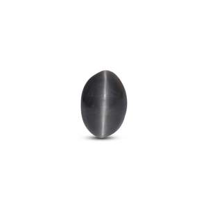 Natural Handcrafted Catseye Topaz Loose Gemstone 7.4 Carat Oval Cabochon for Fine Jewelry - Product Image 1