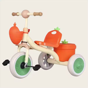 Triciclo de Plástico Modelo Nuevo para Niños ZGBROTHERS con Función Antivuelco y Caja de Almacenamiento para Niños de 2 a 4 Años - Product Image 6