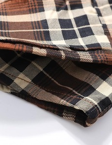 OEM Custom Winter Top Quality Plaid Wool <b>Overshirt</b> <b>Flannel</b> Tweed Jacket Custom logo <b>Flannel</b> Jacket Hood Jacket for Winter Season - Product Image 4