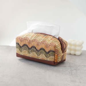 Boîte à mouchoirs en jute au design moderne – Porte-mouchoirs décoratif écologique fait main pour la maison et le bureau - Product Image 6