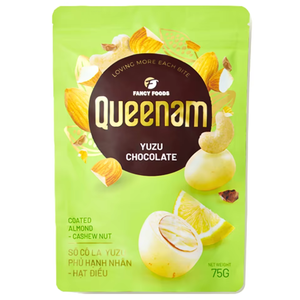 Precio de Fábrica, Venta al Por Mayor, Proveedor de Exportación OEM/ODM, Chocolate Halal en Drageas de 75g, Frutos Secos Recubiertos de Chocolate Yuzu con Almendras y Anacardos - Product Image 1