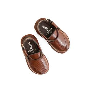 เด็กชาย peshawari chappal สีน้ำตาล KD4724เครื่องประดับชาติพันธุ์อื่นๆ - Product Image 1