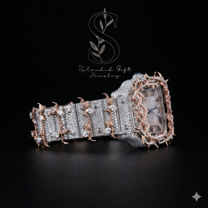 Reloj de Diamantes Moissanite, Reloj de Diseño de Lujo para Hombre, Diseño Personalizado, Joyería Hip Hop para Raperos, Reloj de Acero Inoxidable - Product Image 1