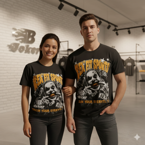 T-shirt Homme Oversize Noir Vintage Délavé à l'Acide 240 GSM Personnalisé 2026 avec Impression DTG et Services OEM - Product Image 3