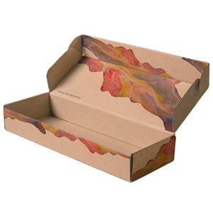 Premium <b>Brown</b> Kraft Mailer <b>Boxes</b> Recycled Corrugated Gift & Craft Packaging with Spot UV Custom Printing - Product Image 5
