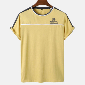เสื้อยืดคอกลมผู้ชาย สวมใส่สบาย ลำลอง ผ้าฝ้ายนุ่ม แฟชั่นไลฟ์สไตล์ - Product Image 1