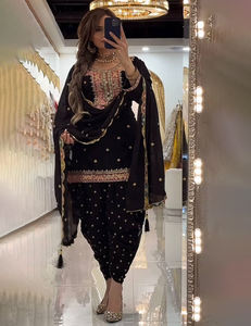 Especial Dhoti Salwar Listo personalizable Dhoti Salwar y Dupatta Traje indio tradicional Mujeres a precio al por mayor - Product Image 1