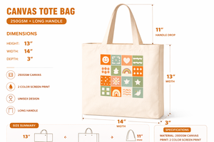 250gsm cotton canvas tote <b>bag</b> <b>long</b> handle reusable eco shopping <b>bag</b> custom logo colorful print durable grocery tote wholesale - Product Image 2