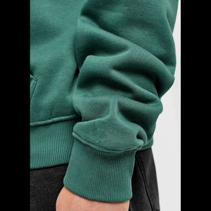 Cotton Fleece Zipper Hoodies Custom Printed & Embroidered Men's Casual Autumn Wear Long Sleeve Eco-Friendly Wholesale - Product Image 5