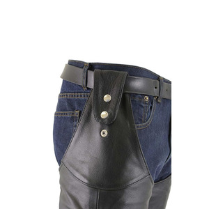 Pantalon en cuir personnalisé Samroz Sports pour motards - Boucle à pression latérale réglable, toutes saisons, haute qualité - Product Image 5