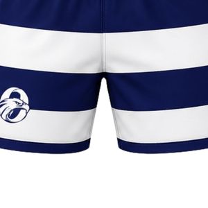 Ensemble de rugby bleu roi et blanc pour hommes, maillot et short, tenue d'équipe athlétique professionnelle, uniforme de sport léger et respirant - Product Image 5