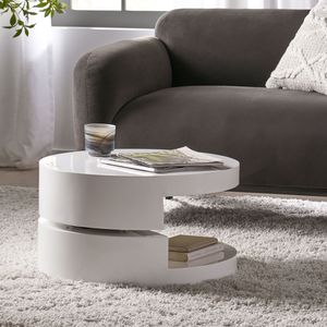 Mesa de Centro Giratoria Moderna con Diseño Elegante de Giro de 360 Grados para Mayor Comodidad y Conveniencia - Product Image 1