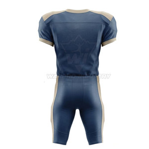 High Performance American Football Uniform Premium <b>Heat</b>-Transfer Printed Polyester Breathable Jersey Matching <b>Pants</b> for Clubs - Product Image 2