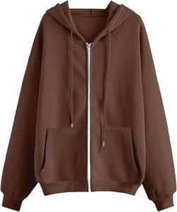 Custom Lavender Light for Breathable Zip Hoodie <b>Sweatshirt</b> Plain Oversized Full Jacket <b>Men</b> Summer Drop Shoulder Streetwear - Product Image 6