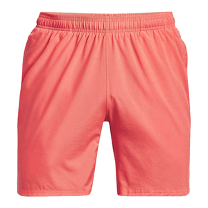 Pantalones Cortos Casuales de Color Coral Sólido para Hombre, Estilo Teñido Liso, Cortos - Product Image 1