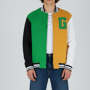 Vintage College Fashion <b>Men</b> Varsity <b>Jacket</b> High Quality Latest Style Custom Patch Design Wool Blend <b>Men</b> Varsity <b>Jacket</b> - Product Image 2