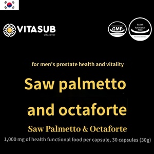 Cápsulas Naturales Saw Palmetto Octaforte, Suplemento para la Salud Masculina, Apoyo para la Próstata, Potenciador de Energía, 30 Cápsulas, Vida Útil de 24 Meses - Product Image 2