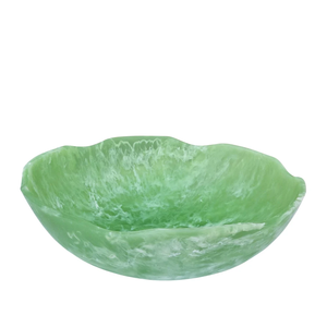 Bol à salade en résine très demandé, motif coquillages ondulés intégrés, fait main, sans BPA, écologique, sans plomb, compatible lave-vaisselle - Product Image 5