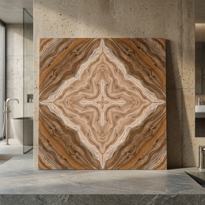 Carreaux de céramique blancs mats de qualité supérieure 400x400mm en gros, carreaux de sol et de mur de Foshan, imperméables et résistants à l'usure pour usage commercial - Product Image 3