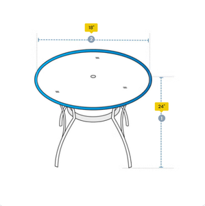 <b>Round</b> <b>Table</b> Custom <b>Covers</b> <b>Table</b> <b>Covers</b> from Viet Nam 420D / 600D Polyester Oxford HDT PU Coated - Product Image 1