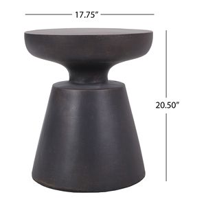 Lightweight <b>Outdoor</b> Concrete <b>Side</b> <b>Table</b> for <b>Outdoor</b> Living - Product Image 5