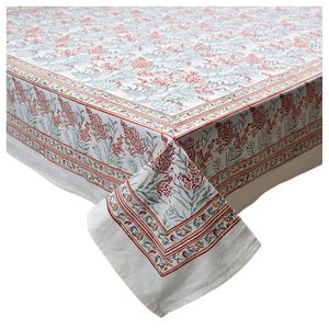 Manteles Rectangulares de Algodón con Estampado Floral a Mano, para 10-12 Personas, 180x340 cm, Estilo Clásico, Lavables, para Uso Doméstico, al Mejor Precio - Product Image 3