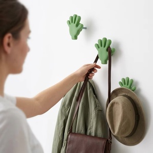 มือจับตู้รูปทรงมือทำจากเรซิ่นสีเขียวทันสมัย พร้อมดีไซน์ปรับได้ ทนทาน เป็นมิตรกับสิ่งแวดล้อม สำหรับห้องครัว ติดตั้งง่าย - Product Image 5