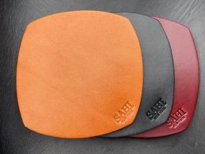 Premium Full Grain Genuine Leather Coasters Set Vintage Handstitched Round Desk Protection Cup Mats Supply LC-0077 - Product Image 4