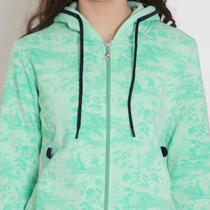 Long Sleeve Women's Zipper Up Hoodies Most Demanding Best Quality Regular Length Relaxed Fit Women's Hoodies - Product Image 6