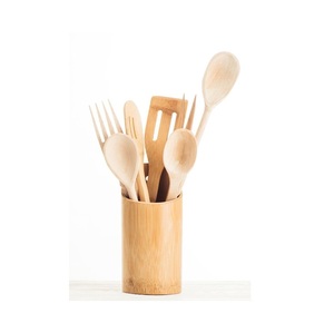 Juego de Espátulas de Madera de Olivo Ecológicas, Utensilios de Cocina Naturales para Cocinar, Freír, Hornear, Mezclar y Servir - Product Image 2