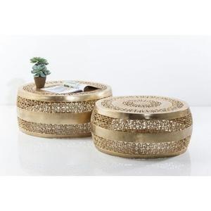 Mesa Auxiliar Moderna de Metal Plateado con Patas Metálicas Redondas para Sala de Estar, Estilo Moderno - Product Image 1