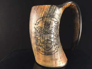 แก้วมักดื่มวัวธรรมชาติดีไซน์ร่วมสมัยสำหรับเบียร์ที่ยั่งยืนและใช้แล้วทิ้ง - Product Image 5