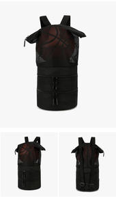 Customizable Basketball <b>Backpack</b> Ball Holder Compartment Nylon Fabric High Quality Sports Bag for Men's Basketball <b>Backpack</b> - Product Image 6