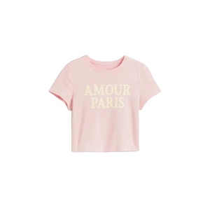 T-shirt uni en coton personnalisé avec logo court T-shirts pour femmes T-shirts fitness fit T-shirts pour femmes moulants pour femmes T-shirt pour femmes - Product Image 4
