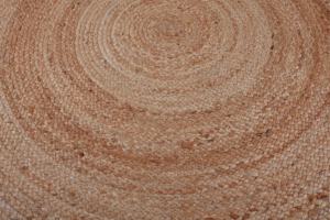 Tapis en jute tressé à la main et cousu à la main de 6 pieds, réversible, écologique, antidérapant, moderne, pour la décoration de la maison et des hôtels - Product Image 5