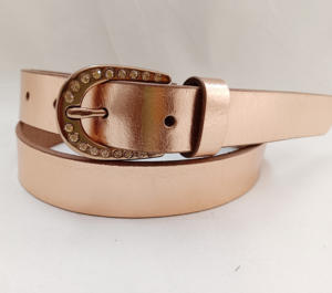 Ceinture en cuir pleine fleur véritable faite à la main avec boucle en alliage à anneau en D, impression par transfert thermique, largeur personnalisable, modèle 2026 - Product Image 4