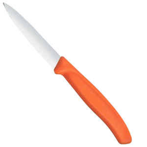 Cuchillos de pelar con mango naranja, hoja afilada de acero inoxidable, cuchillos de cocina para pelar, cortar frutas, verduras y alimentos - Product Image 4