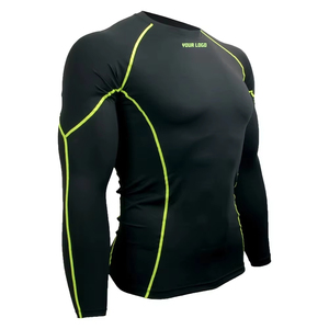 Camiseta de Compresión de Manga Larga para Entrenamiento, Camiseta Deportiva Transpirable de Secado Rápido para Hombre, Ropa Deportiva para Correr y Trotar - Product Image 3
