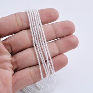 โทแพซสีขาวธรรมชาติขนาด 2 มม. เม็ดเจียระไนสำหรับทำเครื่องประดับชั้นดี - Product Image 1