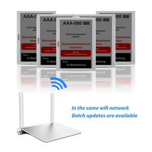 卸売スマートラベルWifiベースのデジタルドアサイネージ電子棚ラベルデジタル値札 - Product Image 1