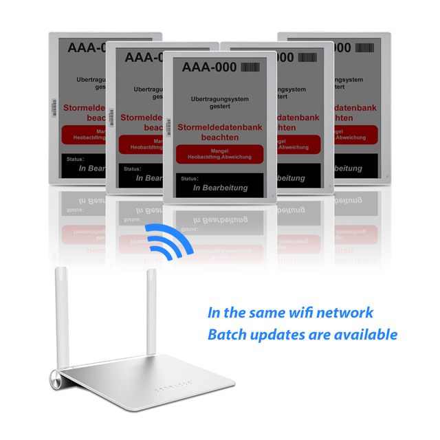 Wholesale Smart Label Wifi Based Digital Door Signage Electronic Shelf Label Digital Price Tags