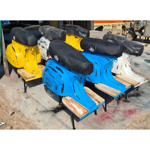Reproduction Scooter Bar Chair <b>Vintage</b> Old Scooter Wood Seating Furniture Bulk Wholesale Export Quality Manufacturer Supplier - Product Image 1