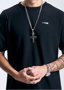 Camiseta de Manga Larga para Hombre, Estilo Moderno, Color Sólido, 100% Poliéster, Rosa Marino, Cuello Alto, Personalizable, Unisex - Product Image 3
